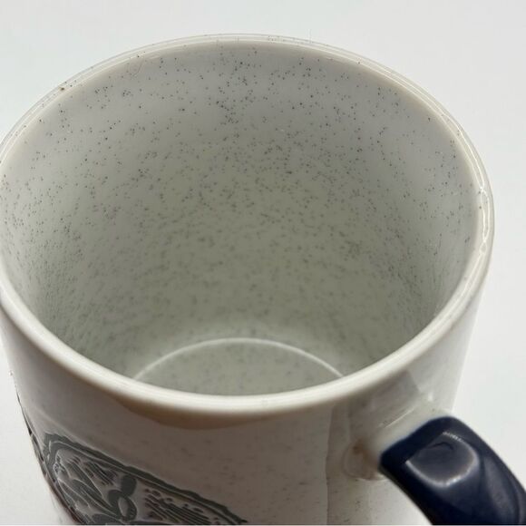Vintage Galveston, etched beach, seashell design, coffee mug - Picture 4 of 6
